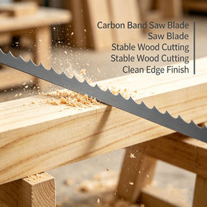 Lame de scie à ruban en acier au carbone de qualité supérieure : coupe durable pour le bois, qualité professionnelle pour la menuiserie et les ateliers - Product Image 1