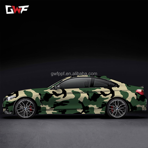 GWF verde ejército camuflaje coche <span class=keywords><strong>vinilo</strong></span> película pegatina DIY motocicleta automóviles accesorios decorar pegatina vinilos para autos - Product Image 2