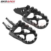 Repose-pieds larges en aluminium CNC pour Sur-Ron Ultra Bee, avec dents en acier inoxydable, repose-pieds MX, pièces de mise à niveau pour moto électrique tout-terrain