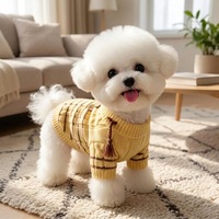 Nouveau pull épais et chaud pour chien, collection automne/hiver, avec tresses ludiques et tricot torsadé, vêtements pour animaux de compagnie