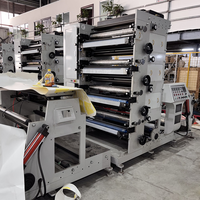 Machine d'impression flexo d'étiquettes rotatives de séchoir UV de couleurs adhésives automatiques de 7 couleurs