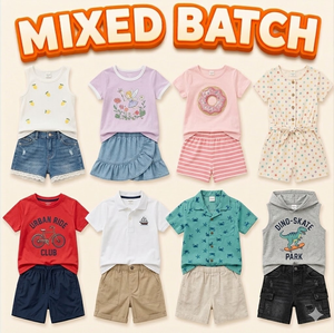 Pastoral Style Summer Kids' Apparel Stock, Random Mixed Wholesale,Random mix,Main Products for <b>Physical</b> Malls - Product Image 3