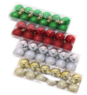 Bolas de Navidad de venta directa del fabricante al por mayor, bolas colgantes del árbol de Navidad, bolas de color mate, decoraciones sagradas - Product Image 2