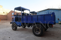 Mini camion à benne basculante diesel à double roues arrière pour l'assistance minière, camion à benne basculante diesel 4x4 pour les travaux agricoles et les petites opérations minières