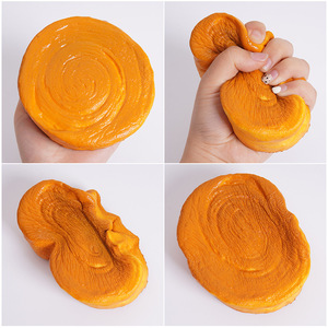 ของเล่น PU Slow-Rebound Baumkuchen (วงแหวนการเจริญเติบโต): ของเล่นแสนสนุกและช่วยคลายเครียดที่มีรูปแบบขนมปังที่นุ่มและยืดหยุ่นได้อย่างสมจริง - Product Image 3