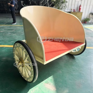 Carroza Eléctrica Pequeña de 2 Ruedas para Niños, Tipo Pony Sulky, Estilo Vintage para Bodas - Product Image 5