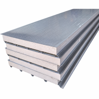 Panel Sandwich Atap/Dinding Busa EPS Logam Modern 50mm Tahan Air & Api Ramah Lingkungan untuk Rangka Baja Gudang