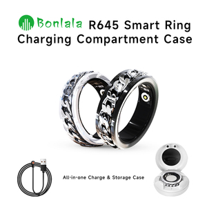 Bague connectée rotative avec contrôle par application, en acier inoxydable, étanche IP68, suivi du sommeil et de la forme physique, modes multisports, surveillance de la fréquence cardiaque - Product Image 3