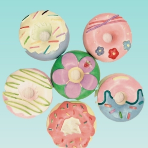 Donut <span class=keywords><strong>de</strong></span> Yeso Blanco sin Pintar, Adorno <span class=keywords><strong>de</strong></span> Yeso en Relieve 3D, Kit <span class=keywords><strong>de</strong></span> Manualidades para Niños, Pintura DIY, Clase <span class=keywords><strong>de</strong></span> Arte, Manualidades - Product Image 5
