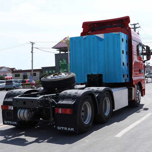 Optimus Prime CNG sitrak รถแทรกเตอร์6x4เครื่องยนต์ sinotruck สีแดงขายดียูโร6แผ่นเหล็กดีเซลอัตโนมัติ - Product Image 6