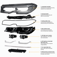 Pour pièces automobiles, phare avant de voiture, phare LED complet pour BMW Série 3 G20 G80 G21 G81