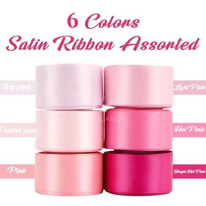 Factory Wholesale Custom Wine <b>Red</b> Polyester Grosgrain <b>Ribbon</b> for Gift Box Packing Wedding Decoration - Product Image 2