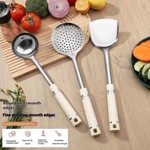 Aparatos de cocina de acero inoxidable, cucharón para sopa, cuchara para arroz, utensilio de cocina, juego de utensilios de cocina - Product Image 3