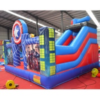 Avengers château gonflable pour enfants en plein air loisirs commerciaux PVC gonflable rebond maison trampoline toboggan