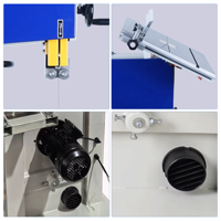 Scie à ruban multi-usages de 20 pouces pour le travail du bois, outils économiques pour la coupe du bois