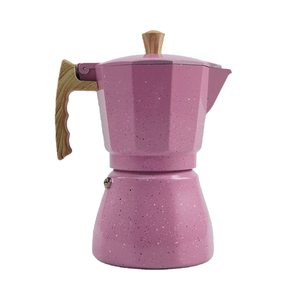 Cafetière Moka en aluminium 3/6 tasses pour cuisinière, pour café italien et cubain - Product Image 2