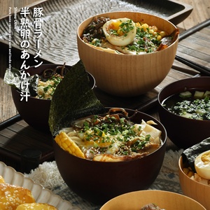 Ciotole Giapponesi Classiche in Legno Massello di Giuggiolo, Monouso, Fatte a Mano, per Hotel, Scuola, Riso, Ramen, Dazang, Arredamento Casa - Product Image 2