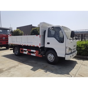 <span class=keywords><strong>Camion</strong></span> à <span class=keywords><strong>benne</strong></span> basculante <span class=keywords><strong>Isuzu</strong></span> d'<span class=keywords><strong>occasion</strong></span> de 5 tonnes, transmission 4x2, moteur 4KH1, norme d'émission Euro 3, bon état, adapté au transport d'engins de chantier - Product Image 3