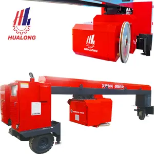 Hualong 석기 기계 HKSJ 시리즈 쉬운 조작 휴대용 화강암 대리석 다이아몬드 와이어 톱 돌 절단 채석장 용 기계