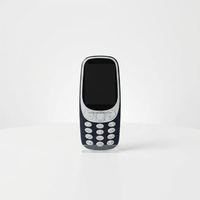 Teléfono Móvil Fácil de Usar con Botones Físicos Grandes, Linterna, Cámara, Larga Duración de Batería, Doble SIM, Modelo 3310