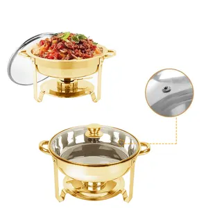 Multi-functional buffet stove, anti-oxidation stainless steel tableware warmer, durable buffet supplies