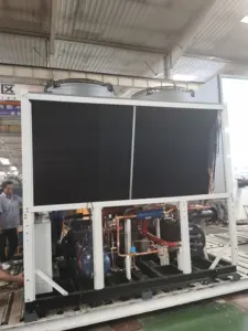 Fabrika doğrudan 80HP 70 Ton 250KW su soğutma sistemi hava soğutmalı su soğutucu vidası soğutma ekipmanları