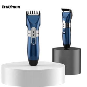 Trueman-Máquina para cortar cabello profesional, afeitadora profesional recargable con USB y cuchilla de acero inoxidable para cortar extremos divididos - Product Image 2