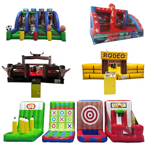 Prezzo all'ingrosso della fabbrica gioco di carnevale gonfiabile più venduto 4 in 1 carnevale gonfiabile divertimento per gli affitti commerciali - Product Image 4