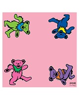 Tapis de Mahjong sur mesure Grateful Dead X Dancing Bears Sunshine to Starlig Tie Dye Dream et We Are Everywhere, imperméable et durable