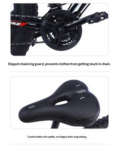 Vélo électrique à assistance électrique pour adultes, <span class=keywords><strong>VTT</strong></span>, longue portée, 26 pouces, alliage de magnésium, cinq roues à couteaux, 350W, 36V, 10AH, 21 vitesses, freins à disque doubles - Product Image 4