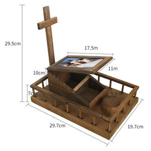 Urne en bambou pour animaux de compagnie, Tube de dispersion, pour chiens, pattes d'enterrement, cendres, souvenir biodégradable, en Stock - Product Image 2