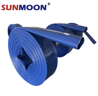 Tuyau plat carré en TPU de 6 pouces, 50 bars, flexible, durable, haute pression, pour le drainage des mines de charbon