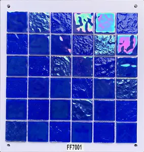 Фошань завод Плавательный Бассейн Мозаика экономичная стеклянная мозаика синяя декоративная мозаика