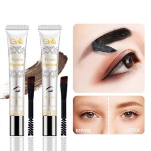 Kit de teinture pour sourcils en gel <span class=keywords><strong>semi</strong></span>-<span class=keywords><strong>permanent</strong></span> à effet peeling, imperméable, naturel, pour sourcils, <span class=keywords><strong>mascara</strong></span> teinté, teinture, vente en gros - Product Image 1