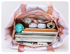 Sac de sport pour femme personnalisé, nouveau design, pour le yoga et la remise en forme, séparation sèche et humide, sac de sport imperméable, sac de raquette - Product Image 3