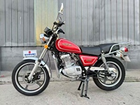Motocicleta Suzuki GN125 de 125cc, Refrigerada por Aire, Bajo Consumo de Combustible, Motocicleta Urbana Resistente para Viajes Diarios de Adultos