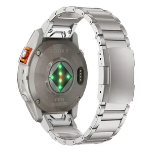 <span class=keywords><strong>Bracelet</strong></span> QuickFit 26mm 22mm pour <span class=keywords><strong>Garmin</strong></span> Fenix 8 E 47mm 7X Pro 51mm <span class=keywords><strong>Epix</strong></span>/6 6X 5X Plus <span class=keywords><strong>Bracelet</strong></span> pour <span class=keywords><strong>Garmin</strong></span> Fenix 8 <span class=keywords><strong>Bracelet</strong></span> en alliage de titane - Product Image 6