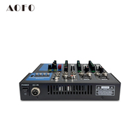 Console de mixage audio professionnelle AOFO F7 à 7 canaux, table de mixage sonore USB pour la maison, le bar, la scène