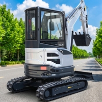 Mini-excavatrice à chenilles avec moteur EPA Kubota, 3,5 tonnes, micro-excavatrice de 1 à 2 tonnes, petite excavatrice agricole à vendre, livraison gratuite