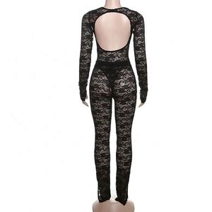 Completo da Donna Due Pezzi di Alta Qualità 2026, Abbigliamento Sexy con Schiena Scoperta <span class=keywords><strong>in</strong></span> <span class=keywords><strong>Pizzo</strong></span>, Stile Boutique alla Moda - Product Image 6