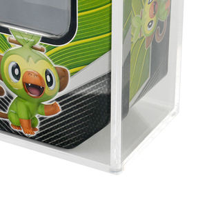 Factory Custom 99% UV Protective Clear Sealed Acrylic Pokemoned <b>Mini</b> Tin Display <b>Box</b> - Product Image 5