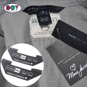 Etiquetas Tejidas Personalizadas con Logotipo y Nombre Propio, Etiquetas de Cuello para Prendas de Vestir, MOQ Bajo - Product Image 3