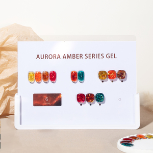 ZRKGEL Nouveauté 8ml Série Ambre <span class=keywords><strong>Aurora</strong></span> Gel UV Paillettes Haute Qualité Tpo Sans Hema 6 Couleurs Vente en Gros Échantillon Gratuit pour Utilisation Artistique - Product Image 6