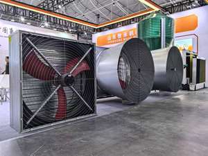 Pales de ventilateur en <span class=keywords><strong>nylon</strong></span> 380V pression négative élevée faible bruit grand volume d'air AC électrique pour les sites d'élevage de bétail à effet de serre agricole - Product Image 4