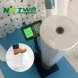 1x25/50M 120-180GSM カスタムサービス 防水 自己粘着 臨時床保護ロールカバー - Product Image 3