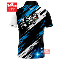 Nouvelle arrivée Design personnalisé Dart Jersey entièrement sublimé de bonne qualité Team Wear Training Polo Shirt pour hommes