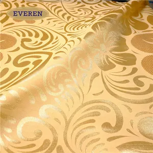 EVEREN altın renk % 100% Polyester mikrofiber yatak triko kumaş