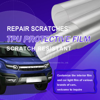 Pour GAC Trumpchi Allnew GA6(2023) Console centrale intérieure de voiture Film de protection en TPU Transparent autocollant de réparation anti-rayures