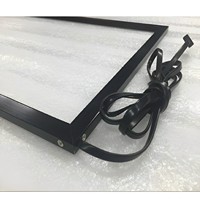 Écran tactile infrarouge multi-touch HCDZ 27 pouces 10 points, cadre 16:9, interface USB, neuf/d'occasion pour la série professionnelle, garantie 2 ans