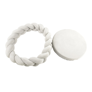 Tube <span class=keywords><strong>de</strong></span> <span class=keywords><strong>lit</strong></span> pour chien tressé à la main personnalisé en gros panier rond pour chien gros tricot noué <span class=keywords><strong>lit</strong></span> pour animaux <span class=keywords><strong>de</strong></span> compagnie confortable bras tapis en tricot pour chat - Product Image 3